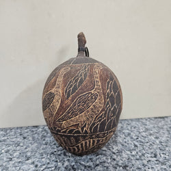 Engraved Boab-Tree Nut 1950's | Antique & Vintage | Moonee Ponds Antiques | Australia Wide Delivery