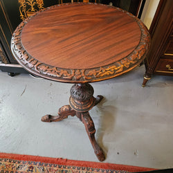 Antique Victorian Mahogany Wine Table Moonee Ponds Antiques