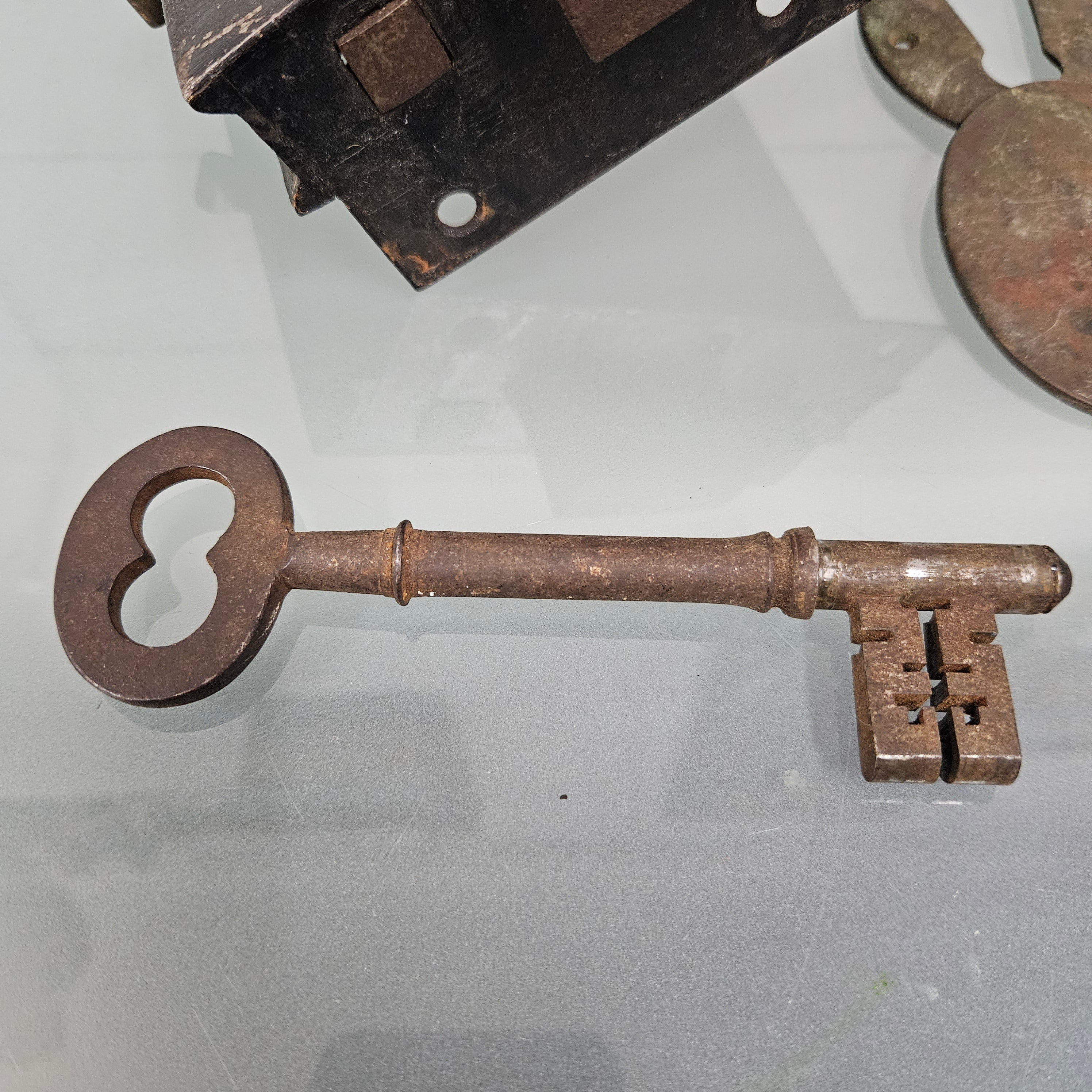 Antique Door Lock With Key | Antique & Vintage | Moonee Ponds Antiques | Australia Wide Delivery