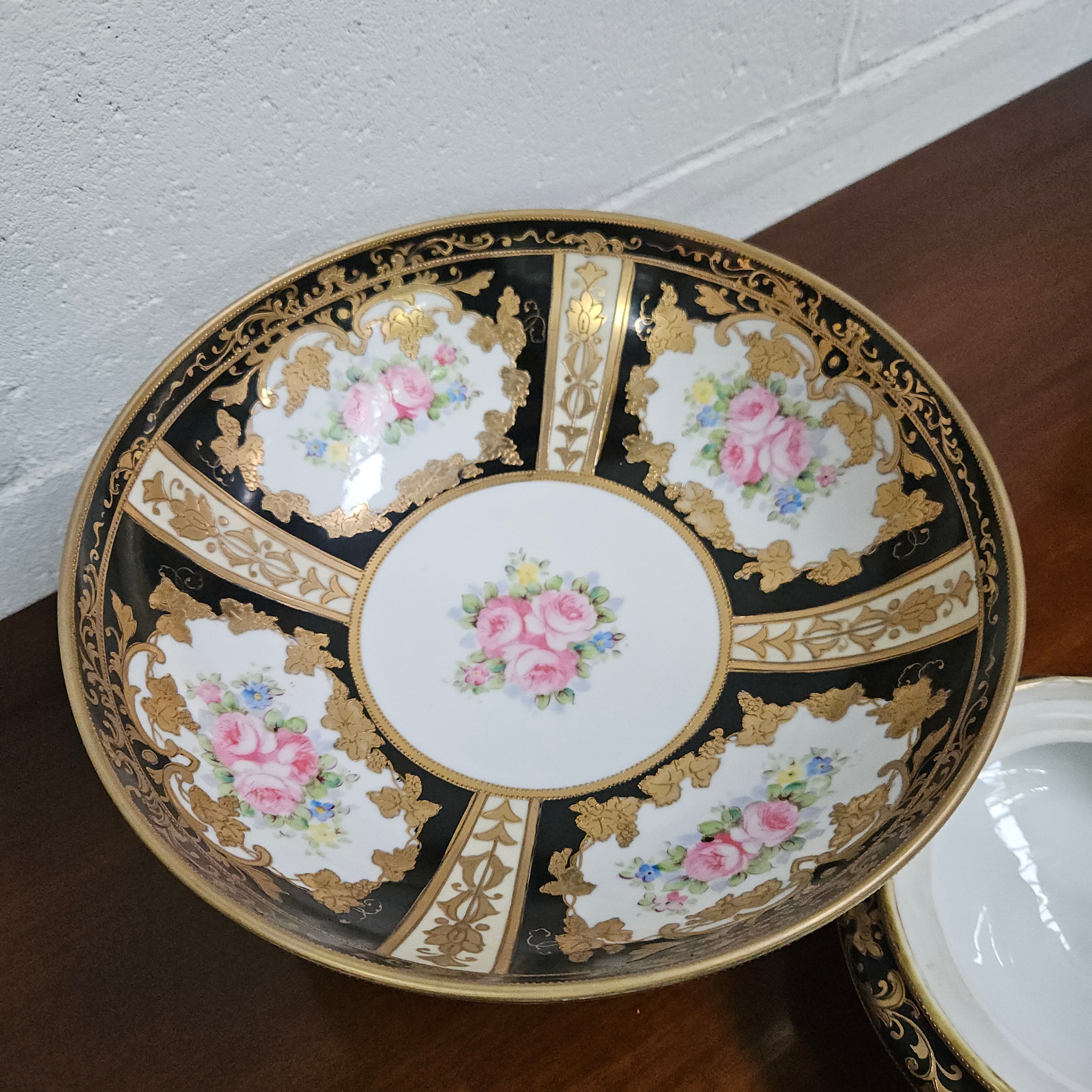 Noritake Antique Bowl on Stand | Antique & Vintage | Moonee Ponds Antiques | Australia Wide Delivery