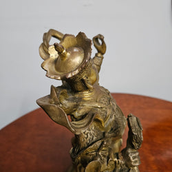 Vintage Bronze Of Guan Yu Chinese Deity