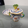 Stunning French Sevres Style Sucrier With Butterfly Lid | Antique & Vintage | Moonee Ponds Antiques | Australia Wide Delivery