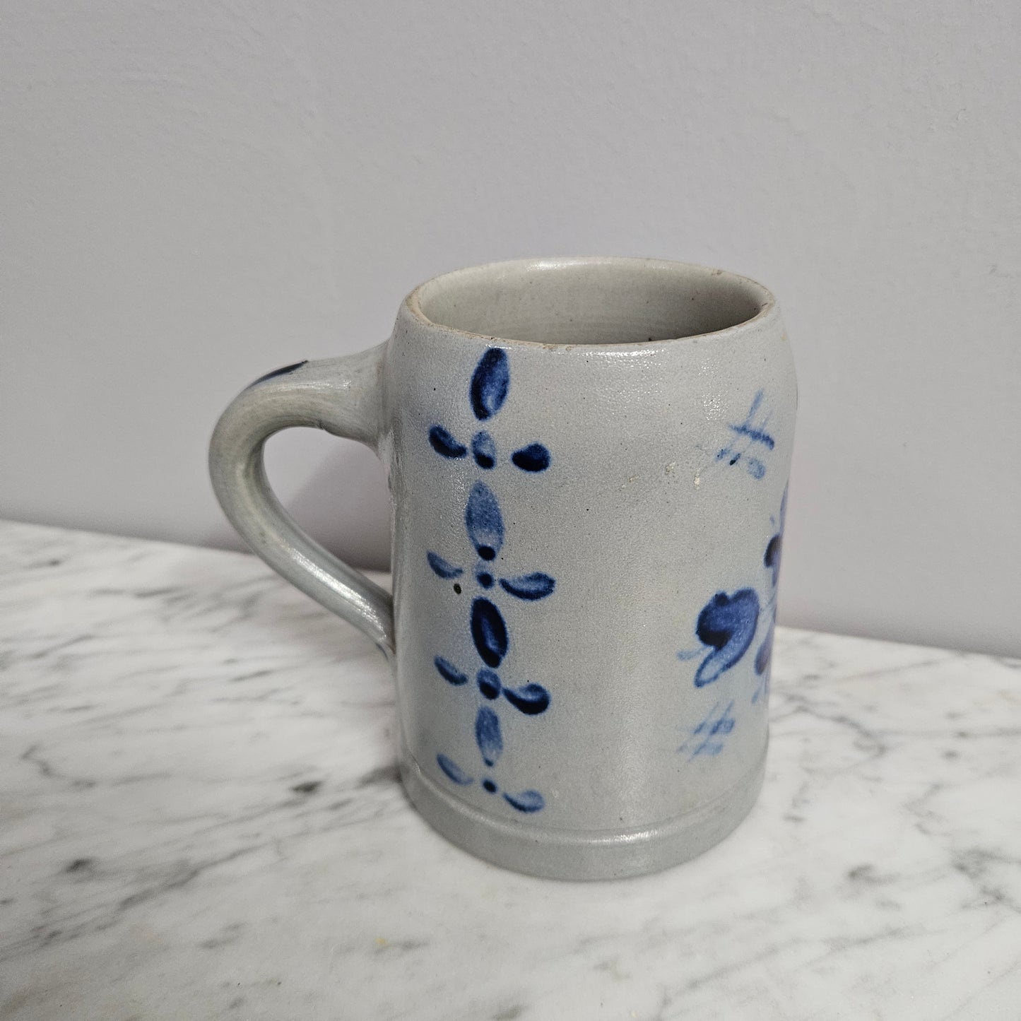 Antique Hand Decorated German Beer Stein