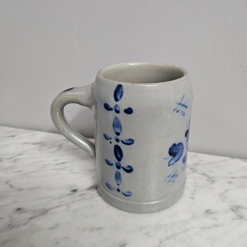 Antique Hand Decorated German Beer Stein