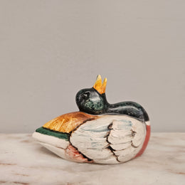Vintage Duck Ornament Statue