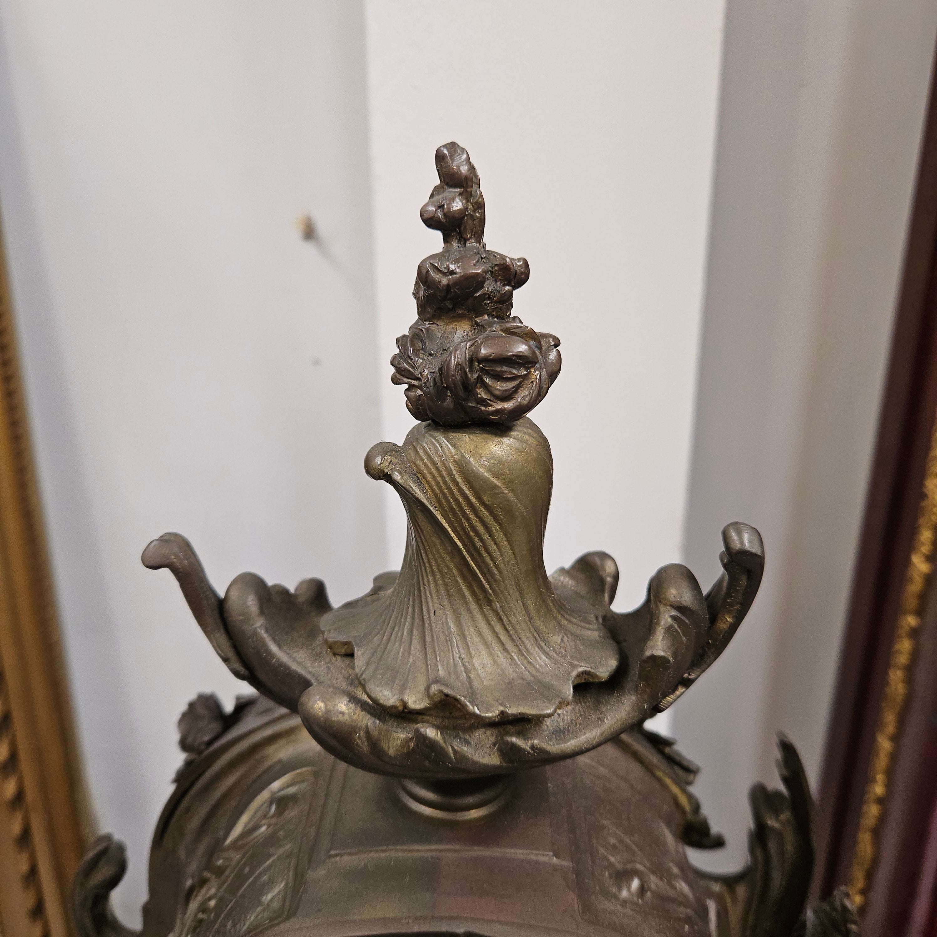 19th Century Bronze Mantle Clock | Antique & Vintage | Moonee Ponds Antiques | Australia Wide Delivery