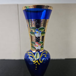 Cobalt Gilt & Enamel Vase