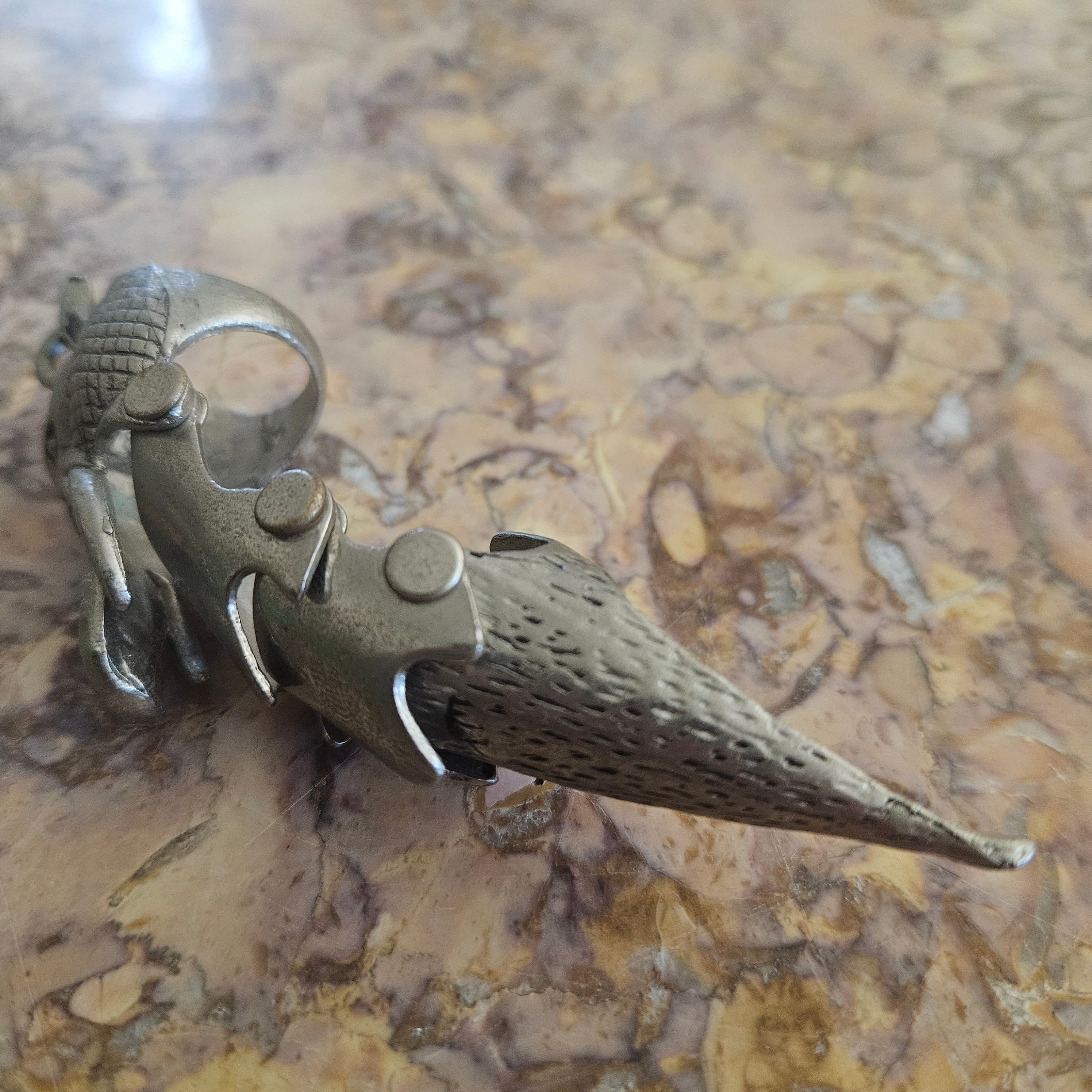 Vintage Silver Metal Gothic Full Finger Claw Ring/Pendant | Antique & Vintage | Moonee Ponds Antiques | Australia Wide Delivery