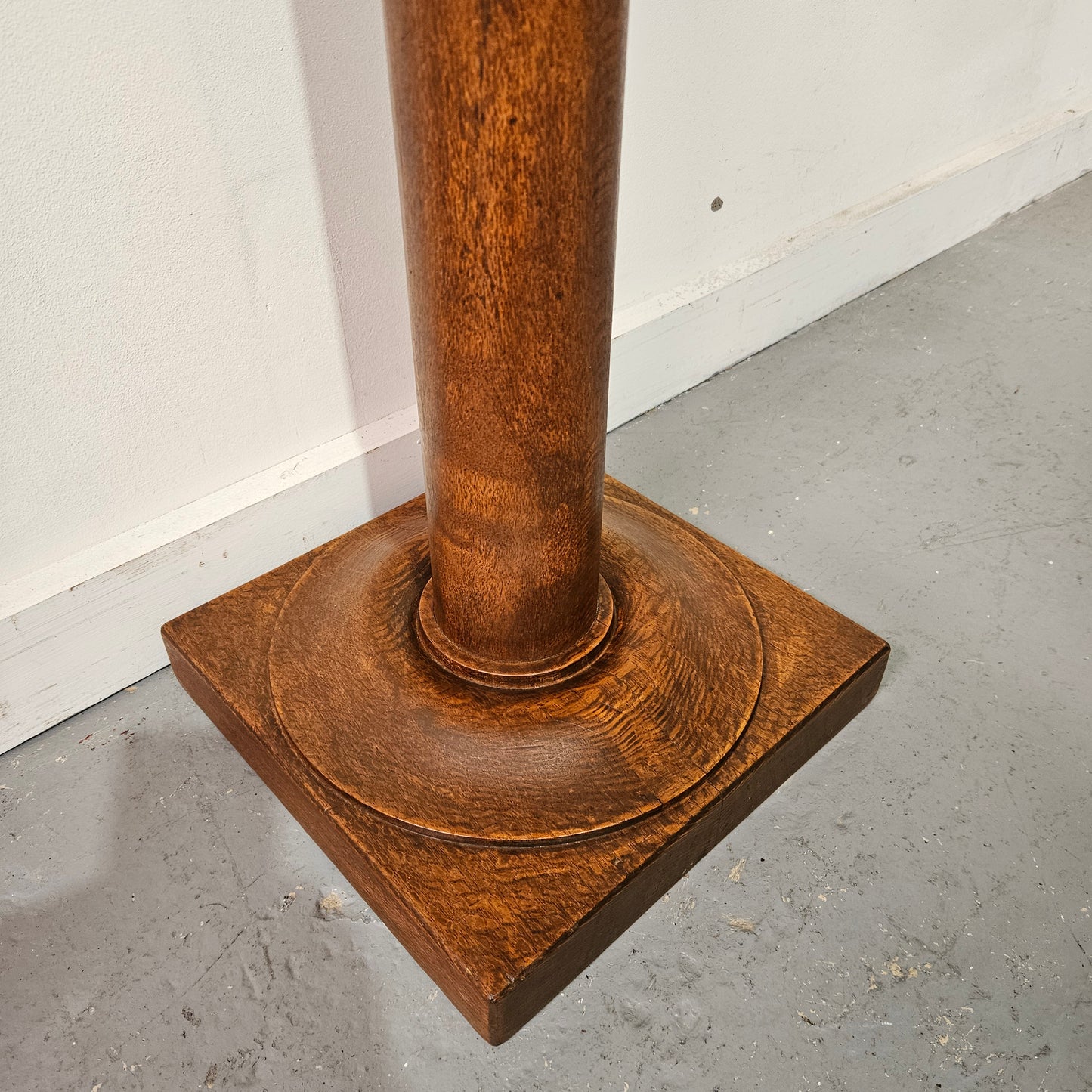 Edwardian Oak Pedestal