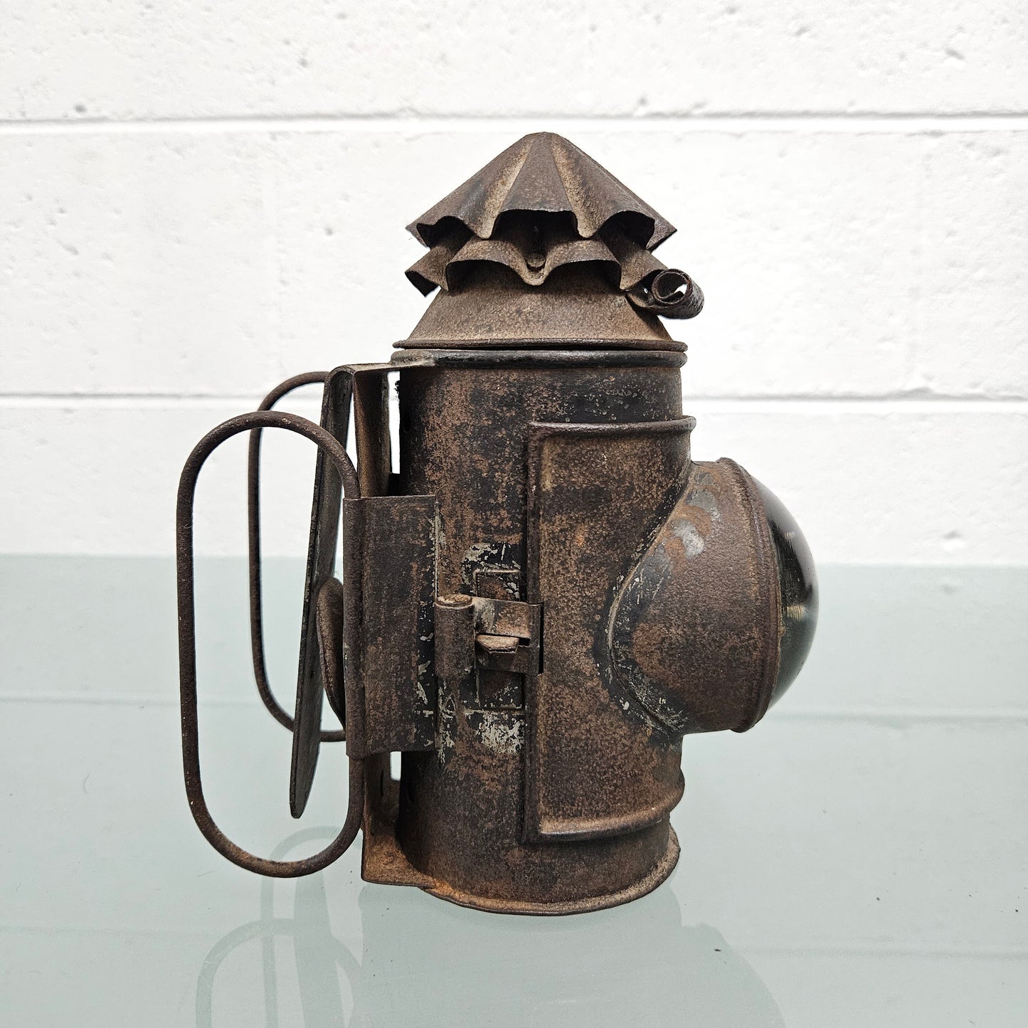 Original Victorian Railways Signal Lamp