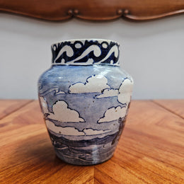 Rare Australian Pottery "Martin Moroney Brisbane" Hand Painted Vase