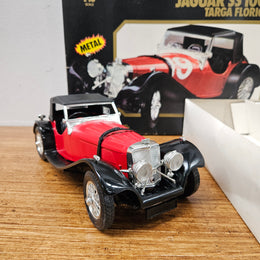 Vintage Boxed (Original) 1:18 Burago Jaguar SS100 Targa Florio Kit
