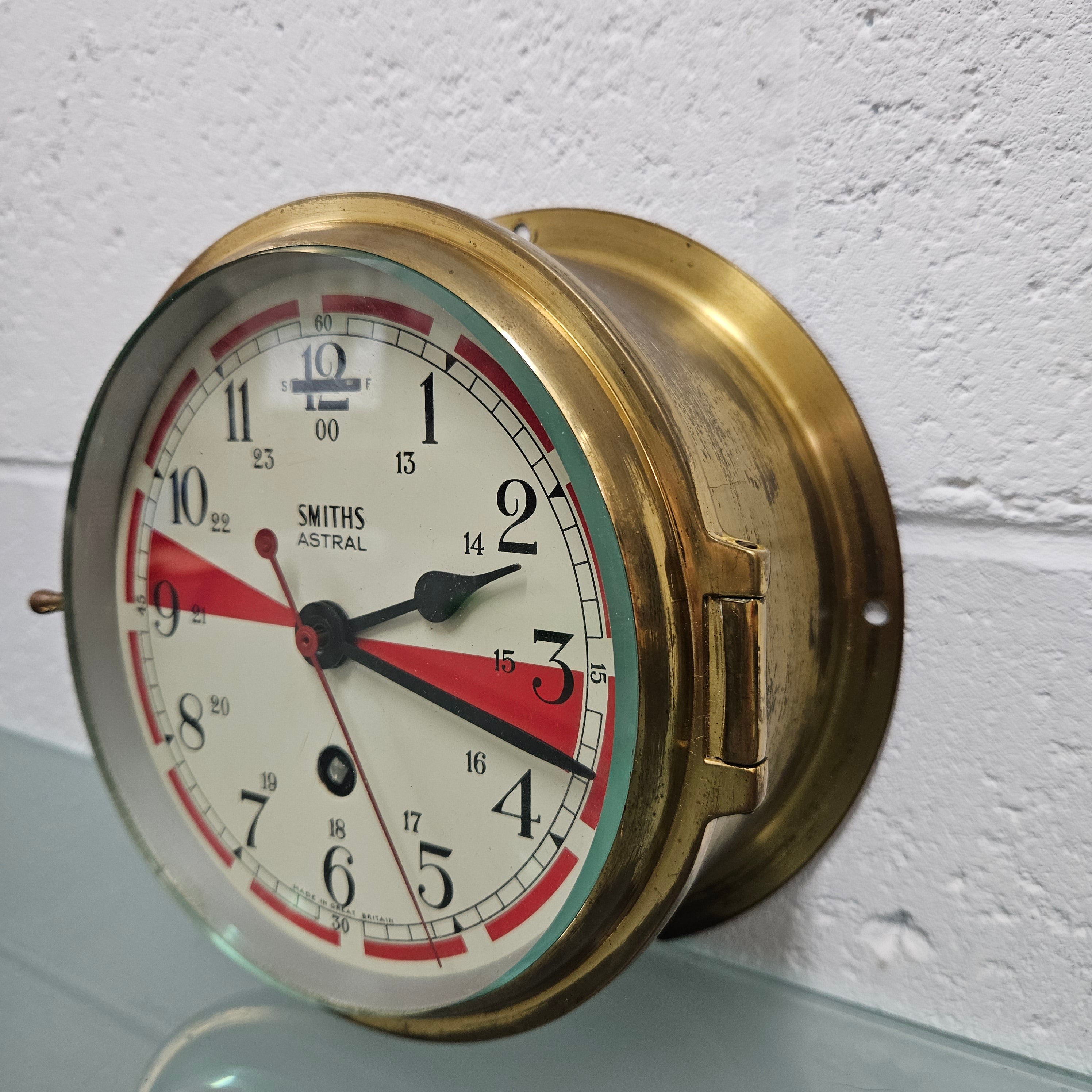Smiths Astral Radio Operators Ships Clock | Antique & Vintage | Moonee Ponds Antiques | Australia Wide Delivery