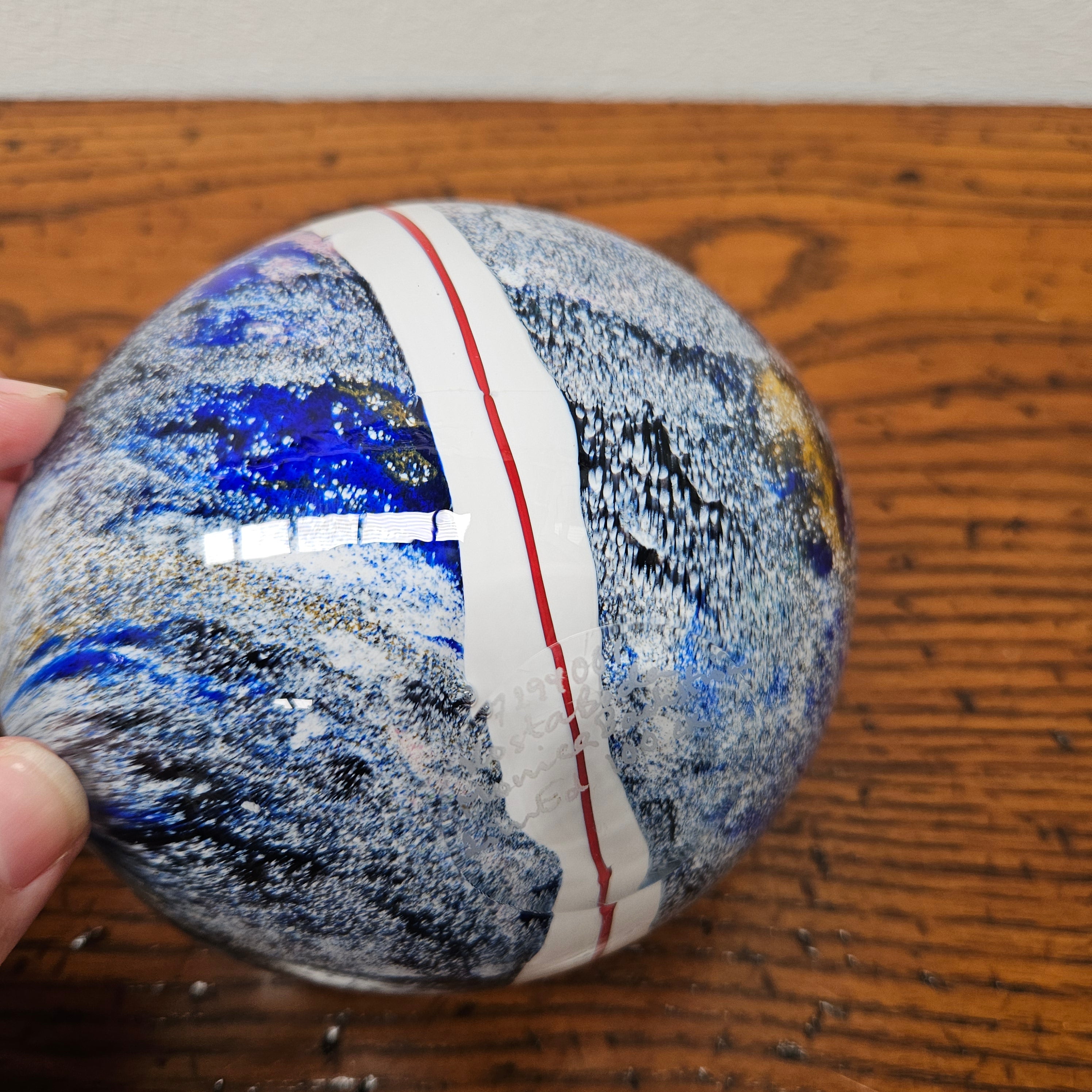 Monica Backström Limited Edition Glass Paperweight | Antique & Vintage | Moonee Ponds Antiques | Australia Wide Delivery