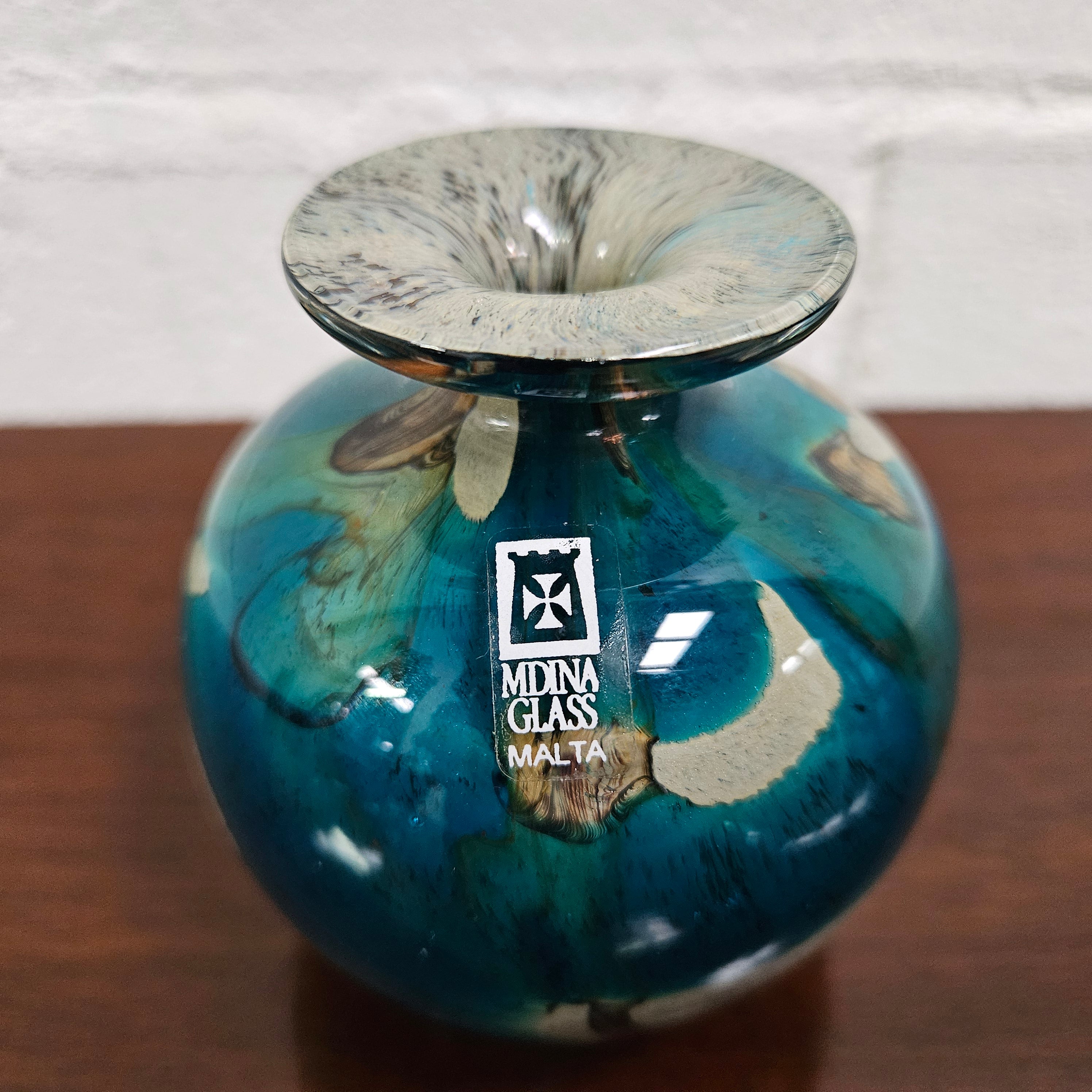 Vintage Signed Mdina Art Glass Vase | Antique & Vintage | Moonee Ponds Antiques | Australia Wide Delivery