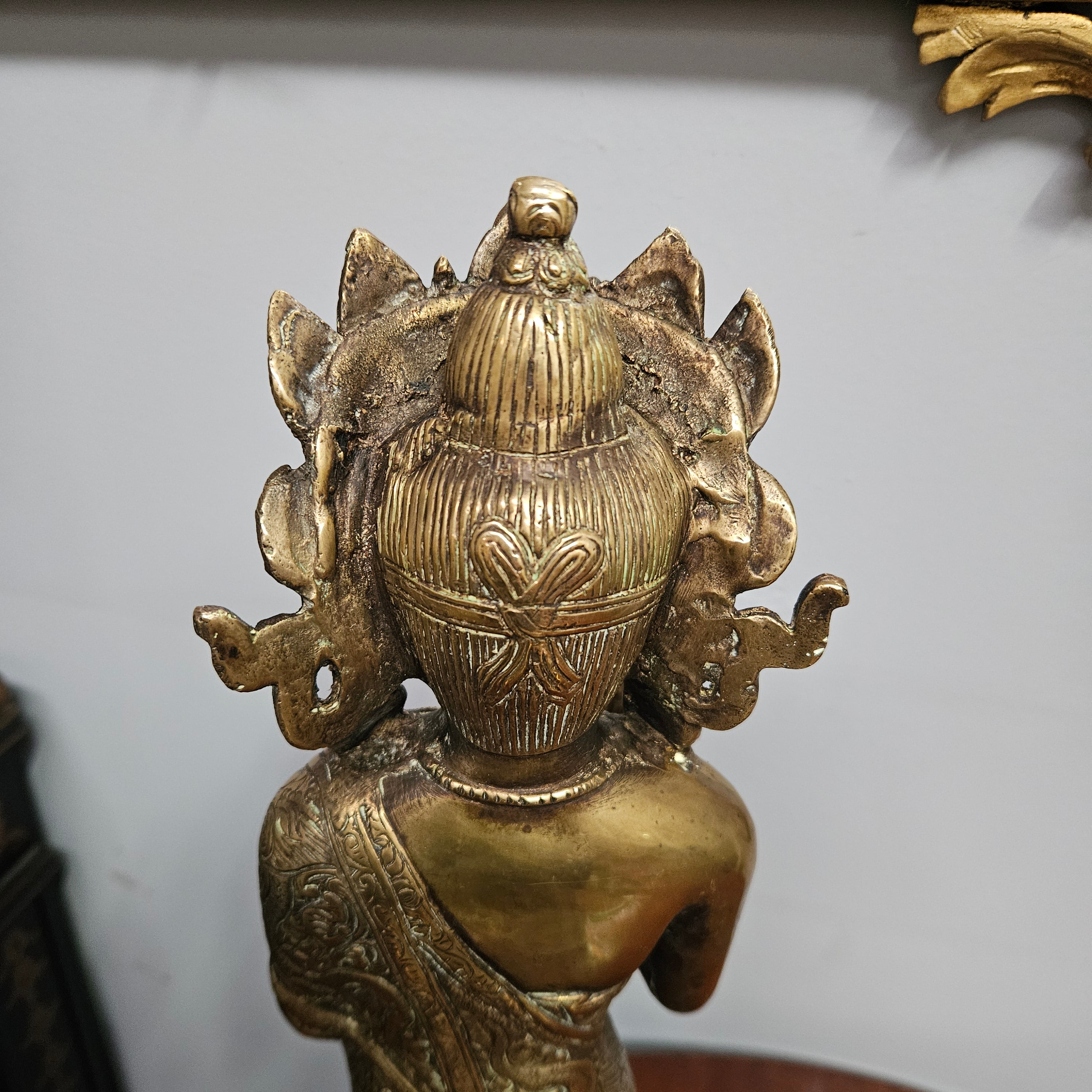 Antique Tibetan Bronze Dipankara Buddha Statue