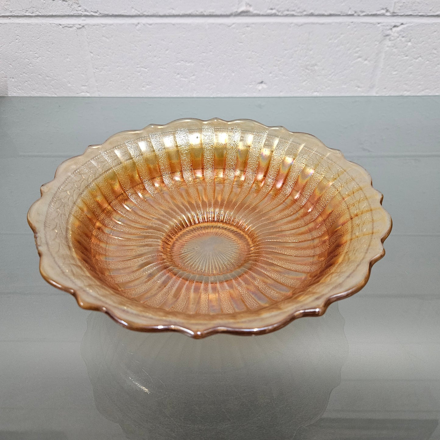 Fenton Carnival Glass Antique Bowl