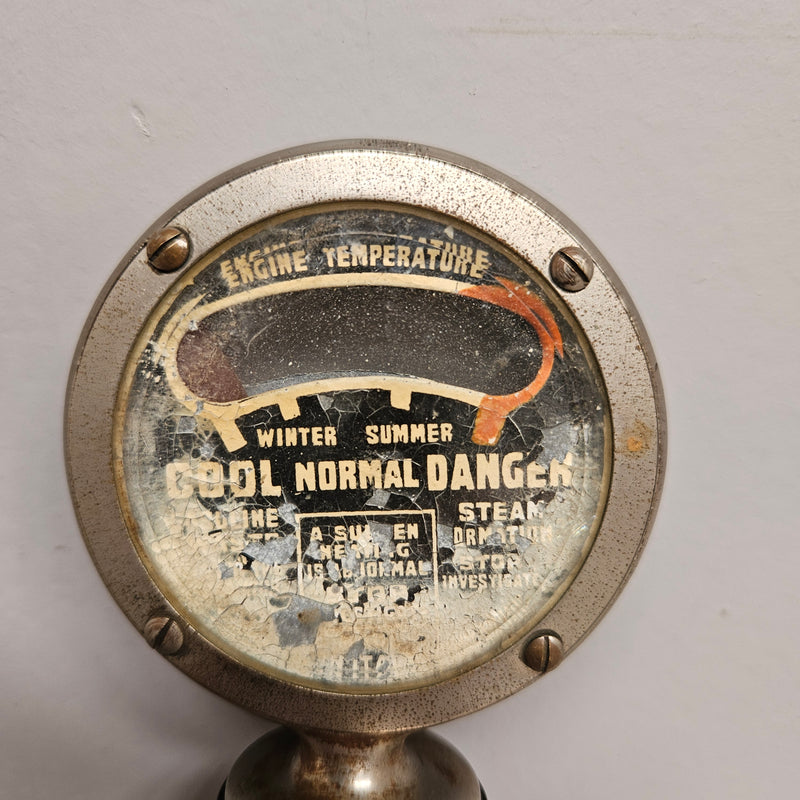 Antique Boyce Moto - Meter Dodge Bros Radiator Temp Gauge