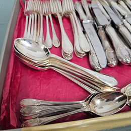 Vintage Cutlery Setting For Eight James Dixon & Sons Sheffield
