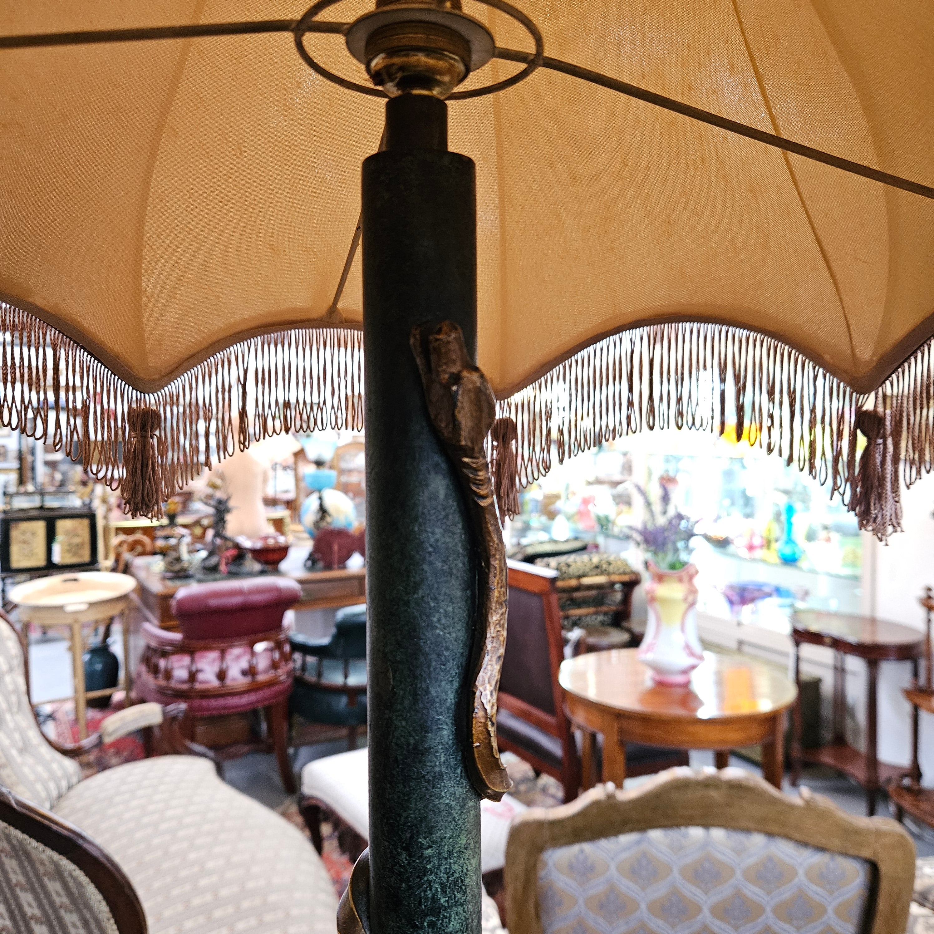 Eccentric French Wrough Iron Floor Lamp | Antique & Vintage | Moonee Ponds Antiques | Australia Wide