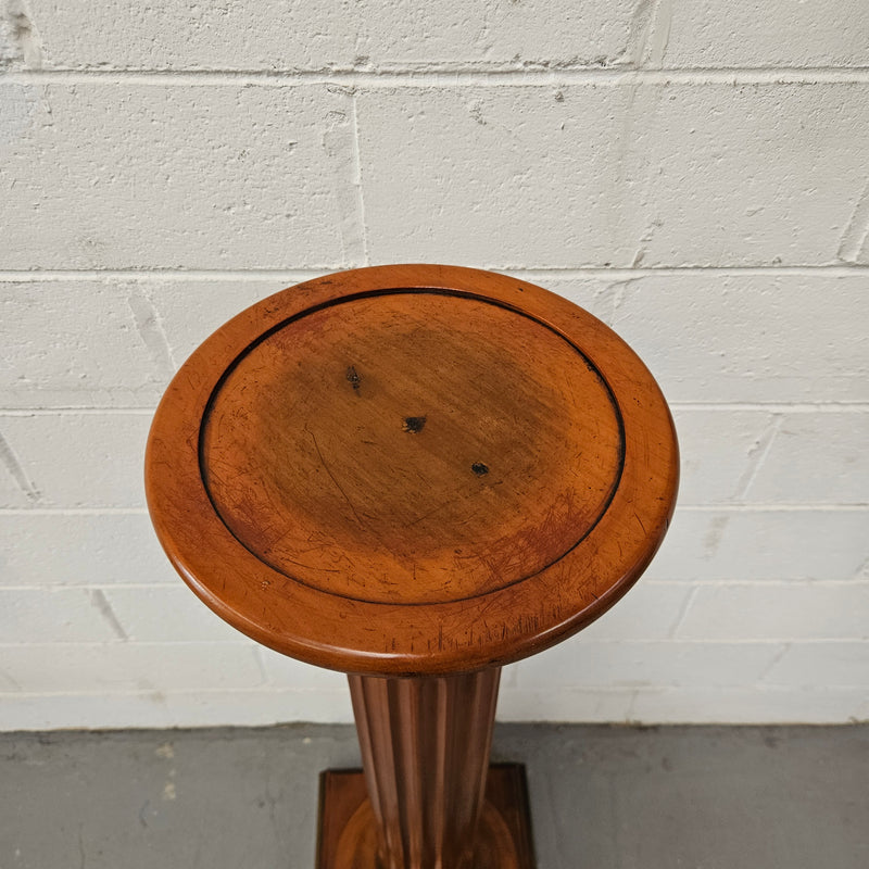 Rustic Blackwood Gun Barrel Pedestal