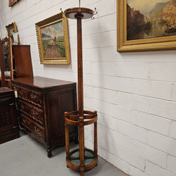 Edwardian Oak Hat/Coat/Umbrella Stand | Antique & Vintage | Moonee Ponds Antiques | Australia Wide Delivery