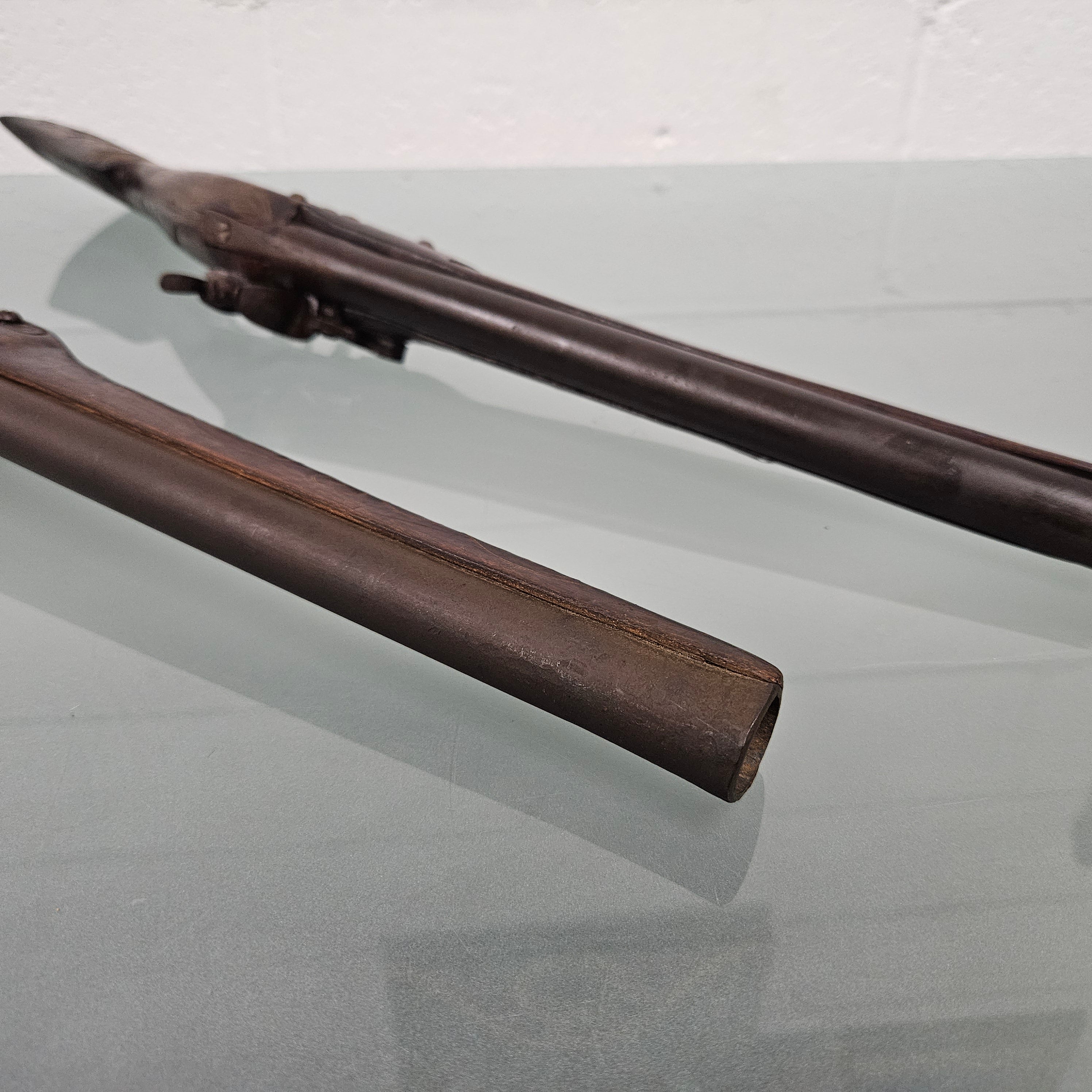 Pair Antique Blunderbuss Percussion Cap Style Pistols | Antique & Vintage | Moonee Ponds Antiques | Australia Wide Delivery