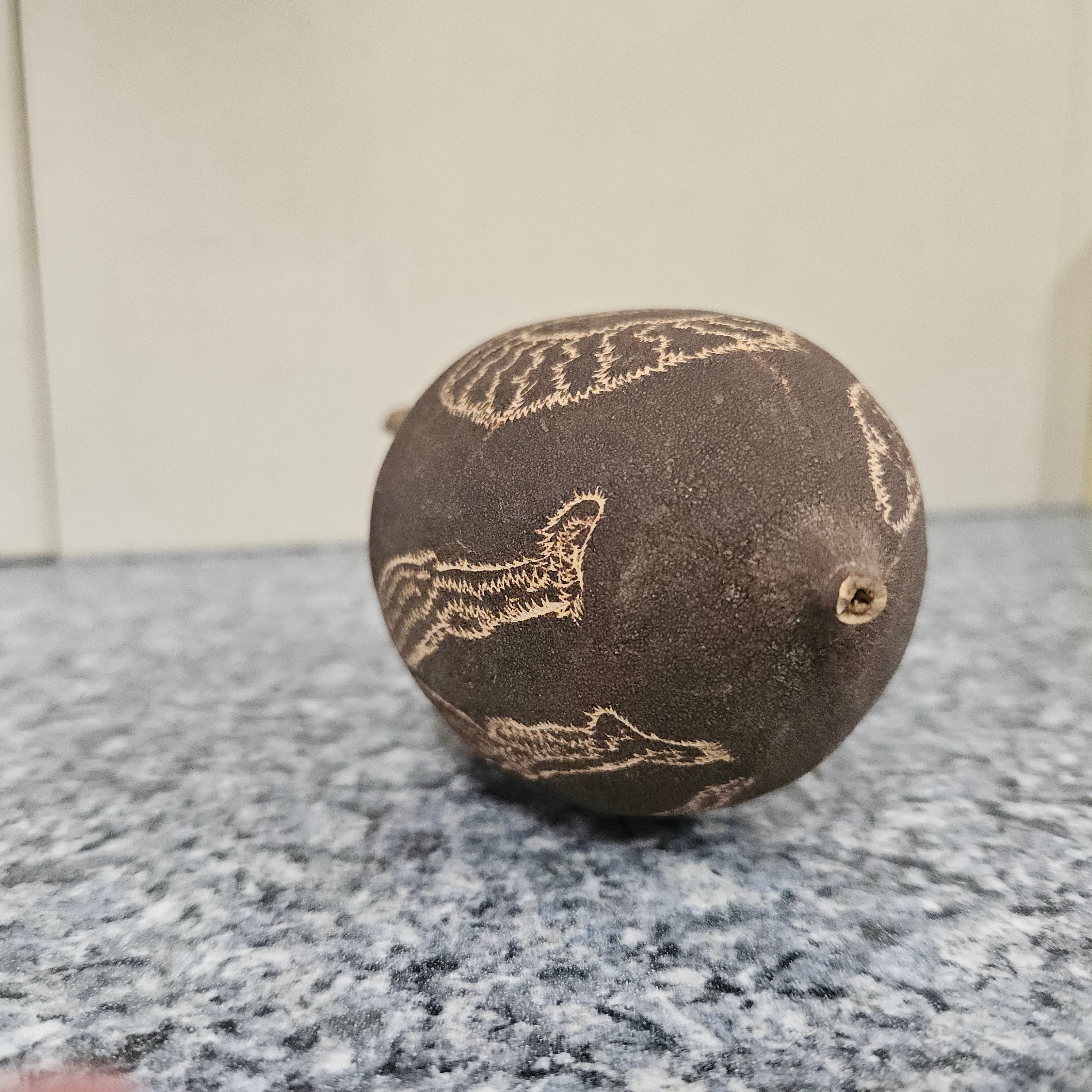 Rare Carved Boab-Treenut | Antique & Vintage | Moonee Ponds Antiques | Australia Wide Delivery