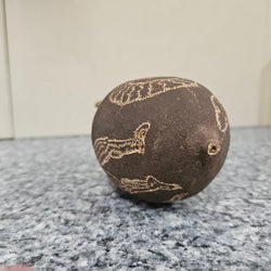 Rare Carved Boab-Treenut | Antique & Vintage | Moonee Ponds Antiques | Australia Wide Delivery