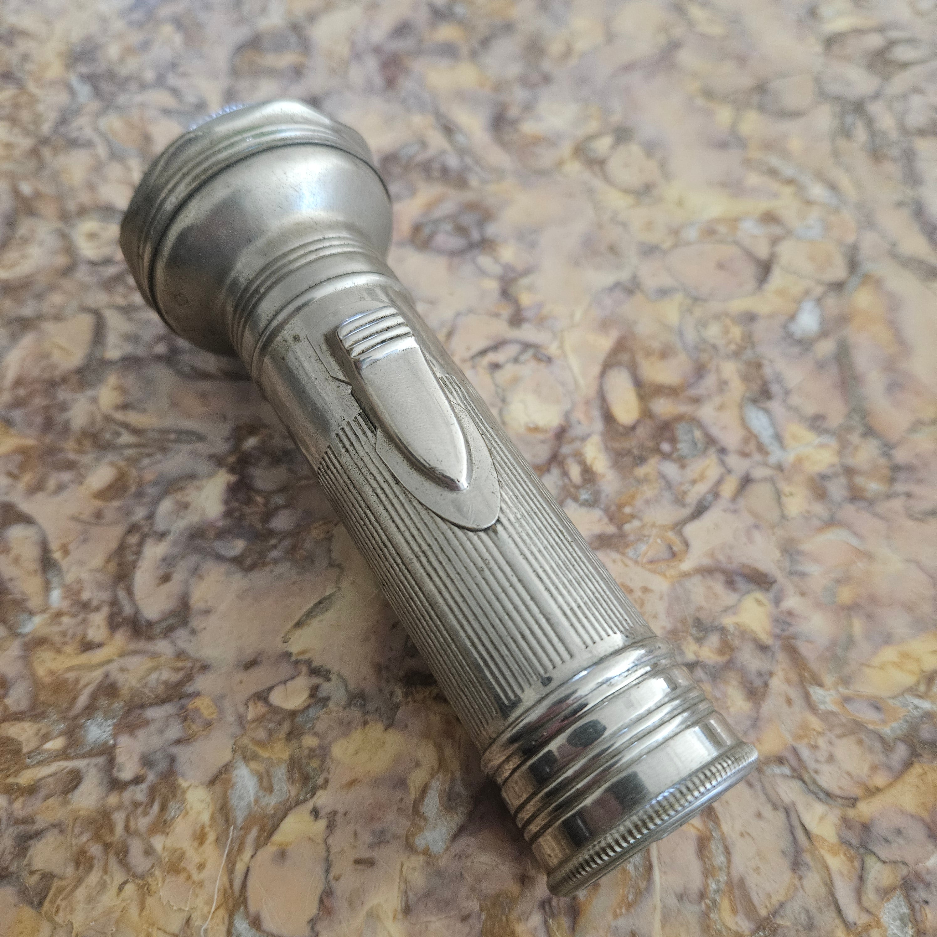 Vintage Retro "Telephone Brand" Chrome Torch