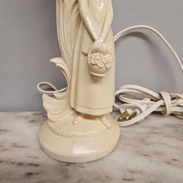 Vintage Table/Desk Lady Figure Lamp