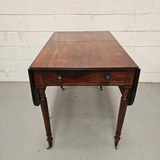 Georgian Mahogany Pembroke Table Regency Style
