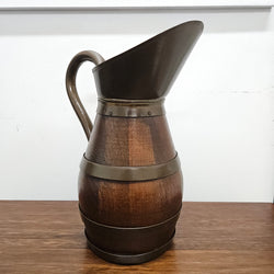 Antique Miniature Copper & French Oak Pitcher | Antique & Vintage | Moonee Ponds Antiques | Australia Wide Delivery