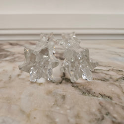 Pair Crystal Cut Knife/Spoon Rest | Antique & Vintage | Moonee Ponds Antiques | Australia Wide Delivery