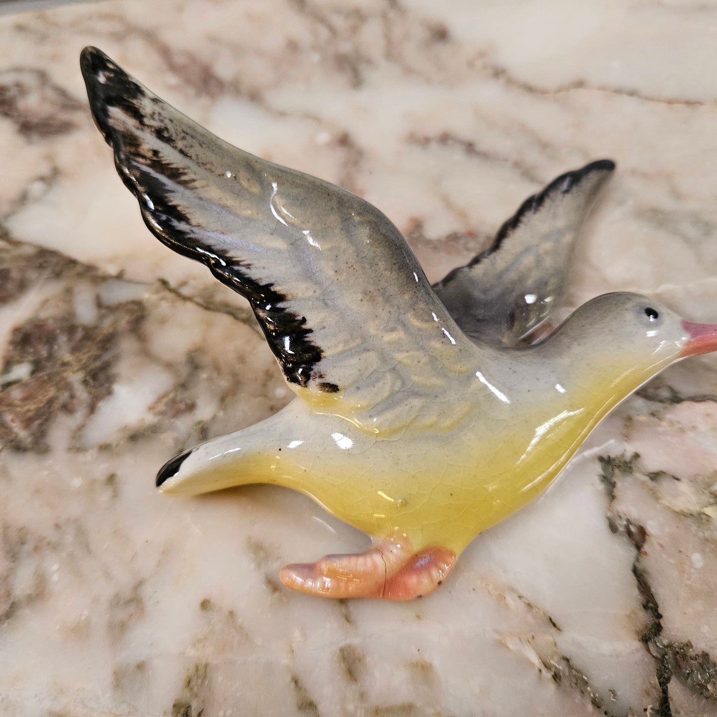 Vintage Ceramic Flying Bird