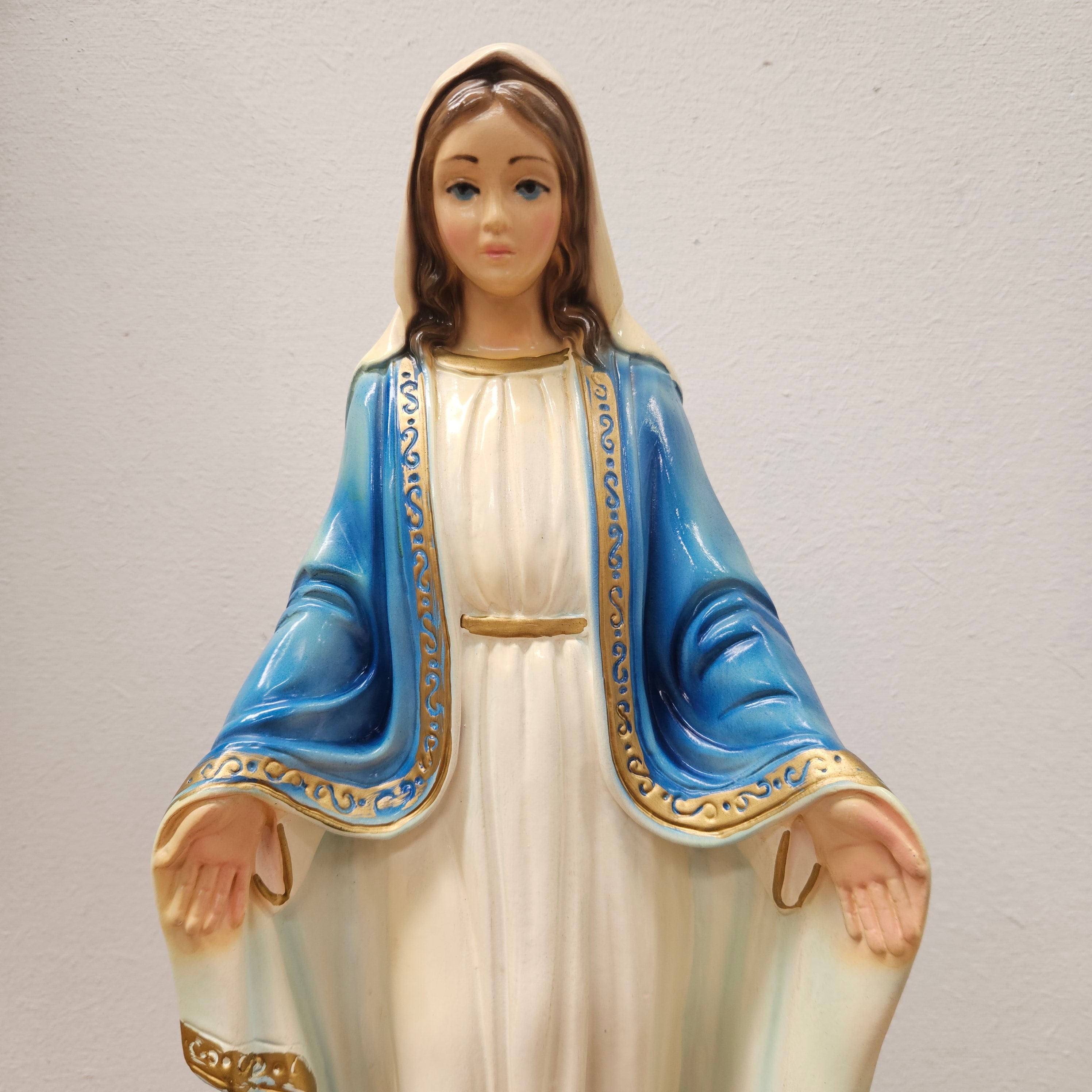 Vintage Hand-Painted Plaster Statue of Our Lady Mary | Antique & Vintage | Moonee Ponds Antiques | Australia Wide Delivery