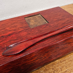 Antique Mahogany Ink Stand With Pen | Antique & Vintage | Moonee Ponds Antiques | Australia Wide Delivery