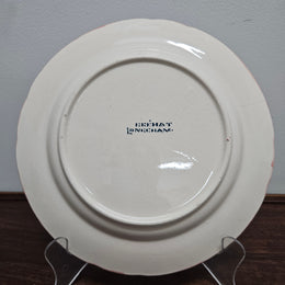 Longchamp French Antique Hand-Painted Ironstone Asparagus Plate