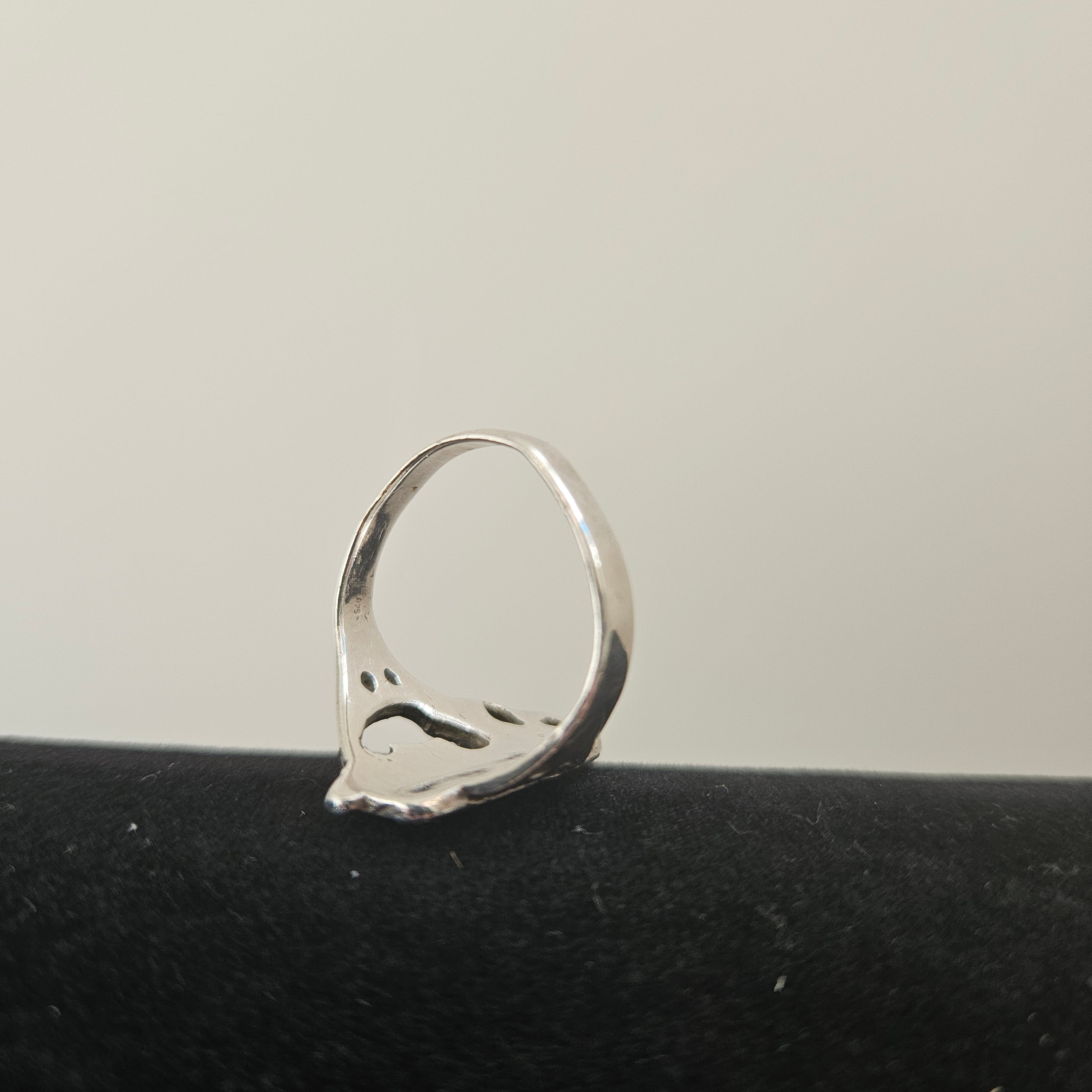 Vintage Sterling Silver Art Nouveau Style Ring
