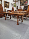 French Spanish Style Oak Farmhouse Table | Antique & Vintage | Moonee Ponds Antiques | Australia Wide Delivery