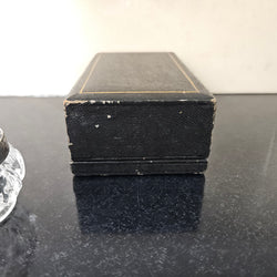 Pair Of Sterling Silver/Crystal Salts | Antique & Vintage | Moonee Ponds Antiques | Australia Wide Delivery