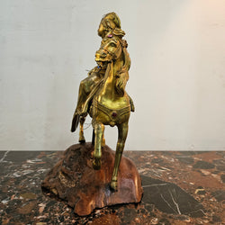 Victorian Gilt Bronze & Jewelled Lady Rider On Horse | Antique & Vintage | Moonee Ponds Antiques | Australia Wide Delivery