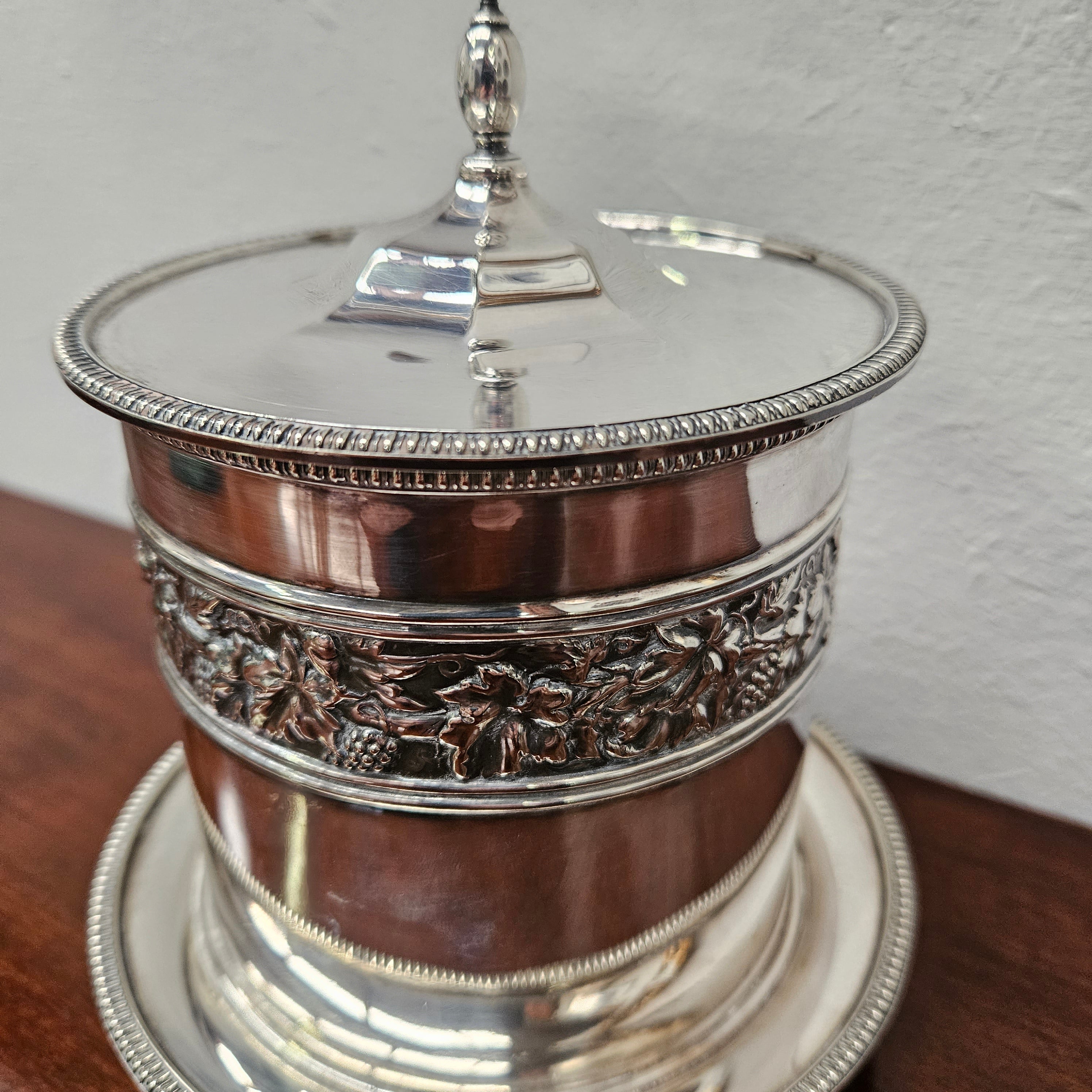 Antique Silver Plated Biscuit Barrel | Antique & Vintage | Moonee Ponds Antiques | Australia Wide