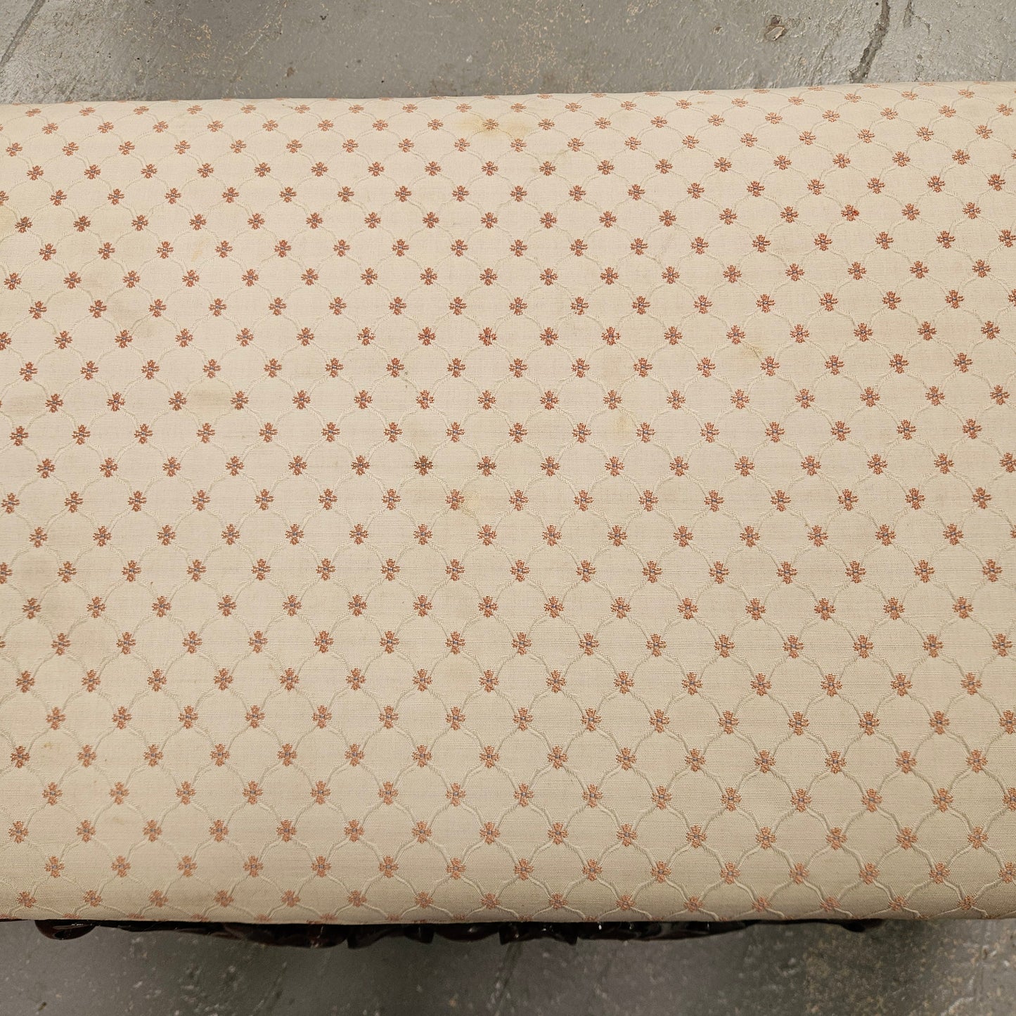 Antique George III  Style Double Rosewood  Upholstered Stool