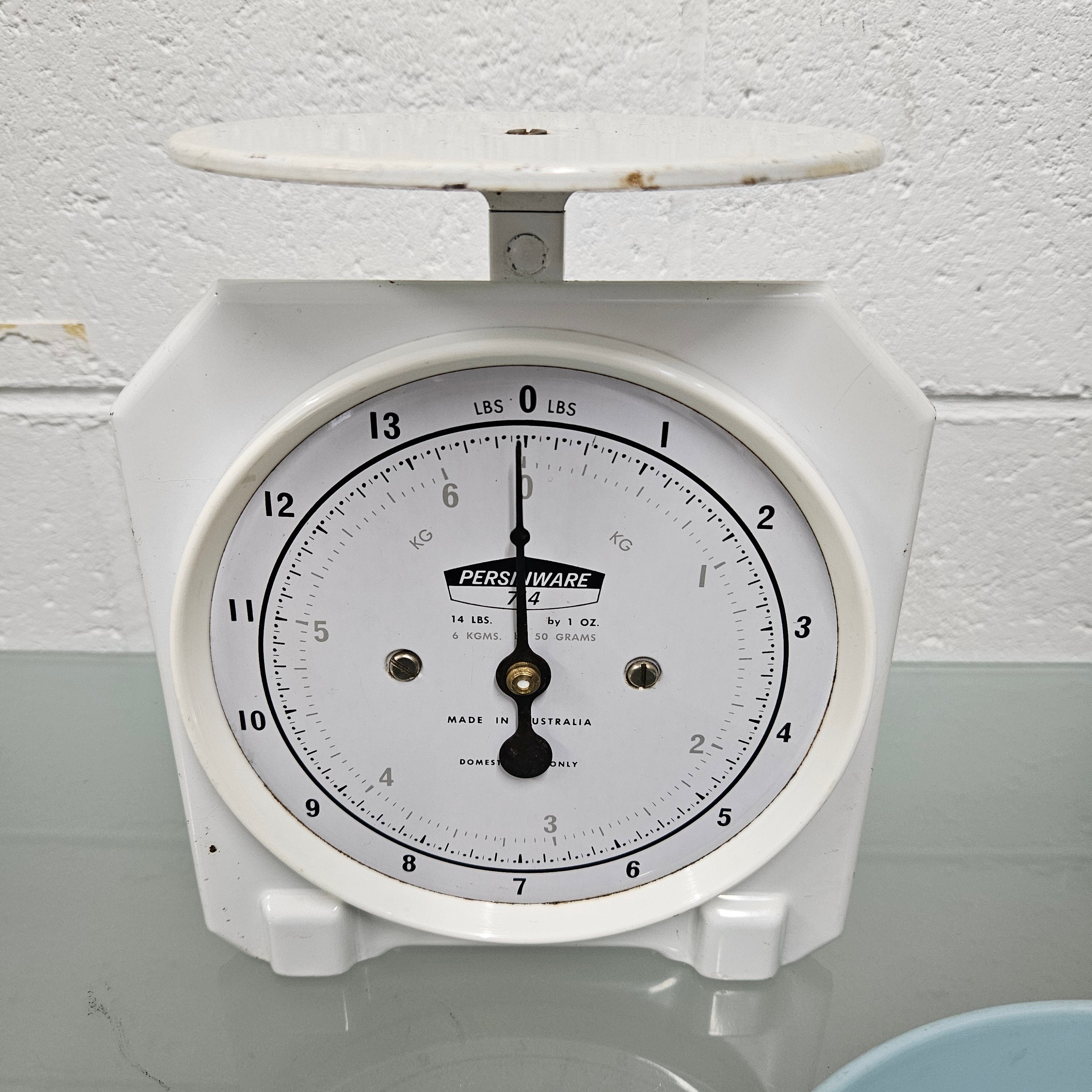 Vintage Tin Persinware Scales | Antique & Vintage | Moonee Ponds Antiques | Australia Wide Delivery