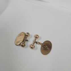 Pair Double Gold "Rodd" Antique Cuff Links | Antique & Vintage | Moonee Ponds Antiques | Australia Wide Delivery