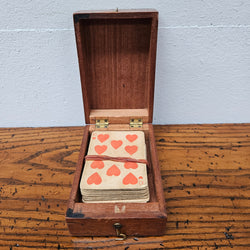 Antique Mahogany & Rosewood & Ivory Inlaid Cribbage Box | Antique & Vintage | Moonee Ponds Antiques | Australia Wide Delivery