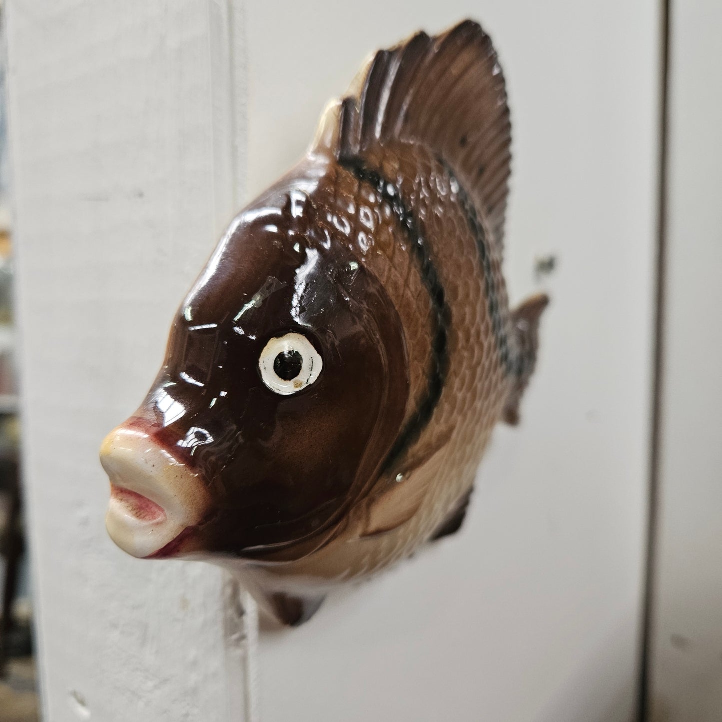 Vintage Fish Hanging Wall Plaque