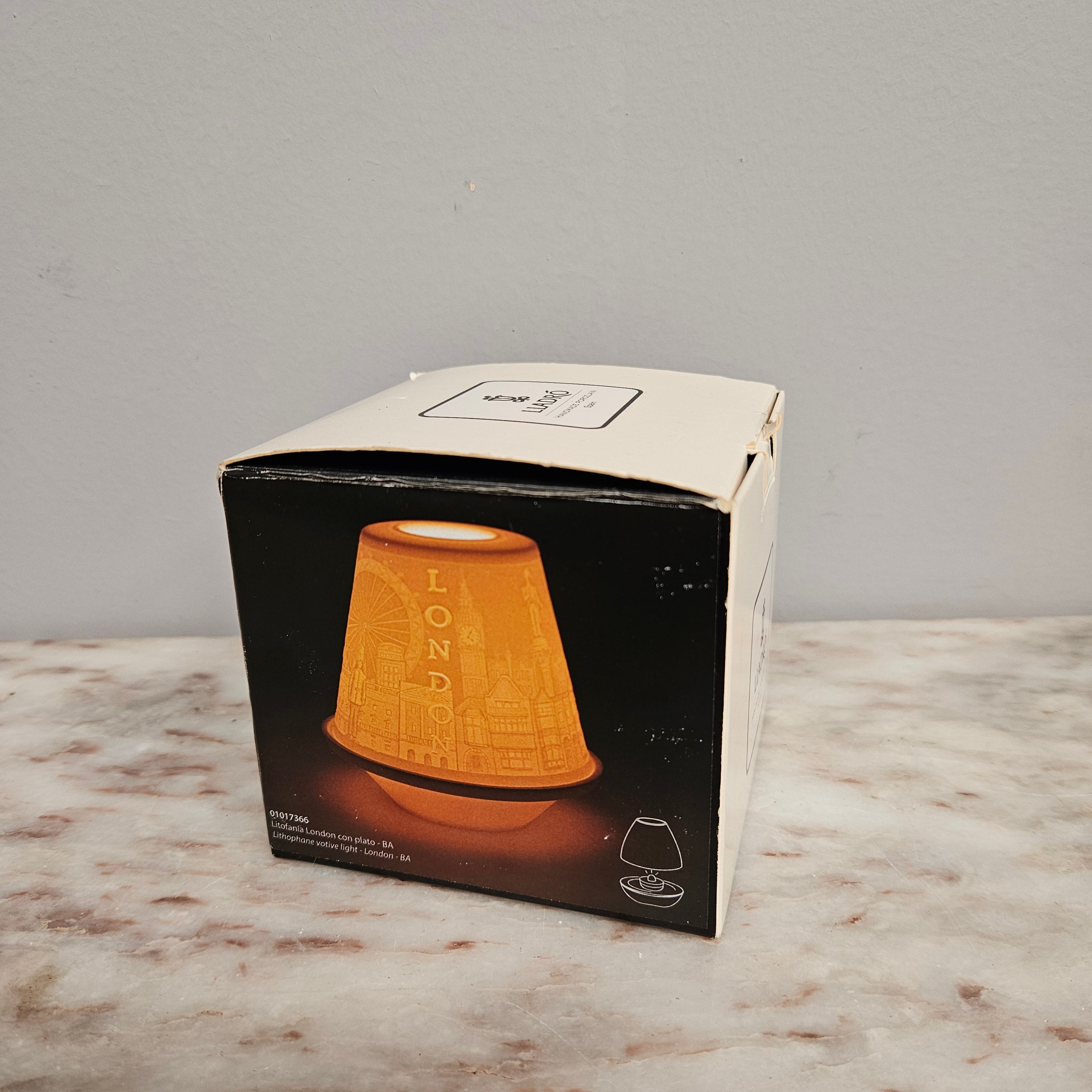 Lladro Porcelain Votive Light Lithophone of London | Antique & Vintage | Moonee Ponds Antiques | Australia Wide Delivery