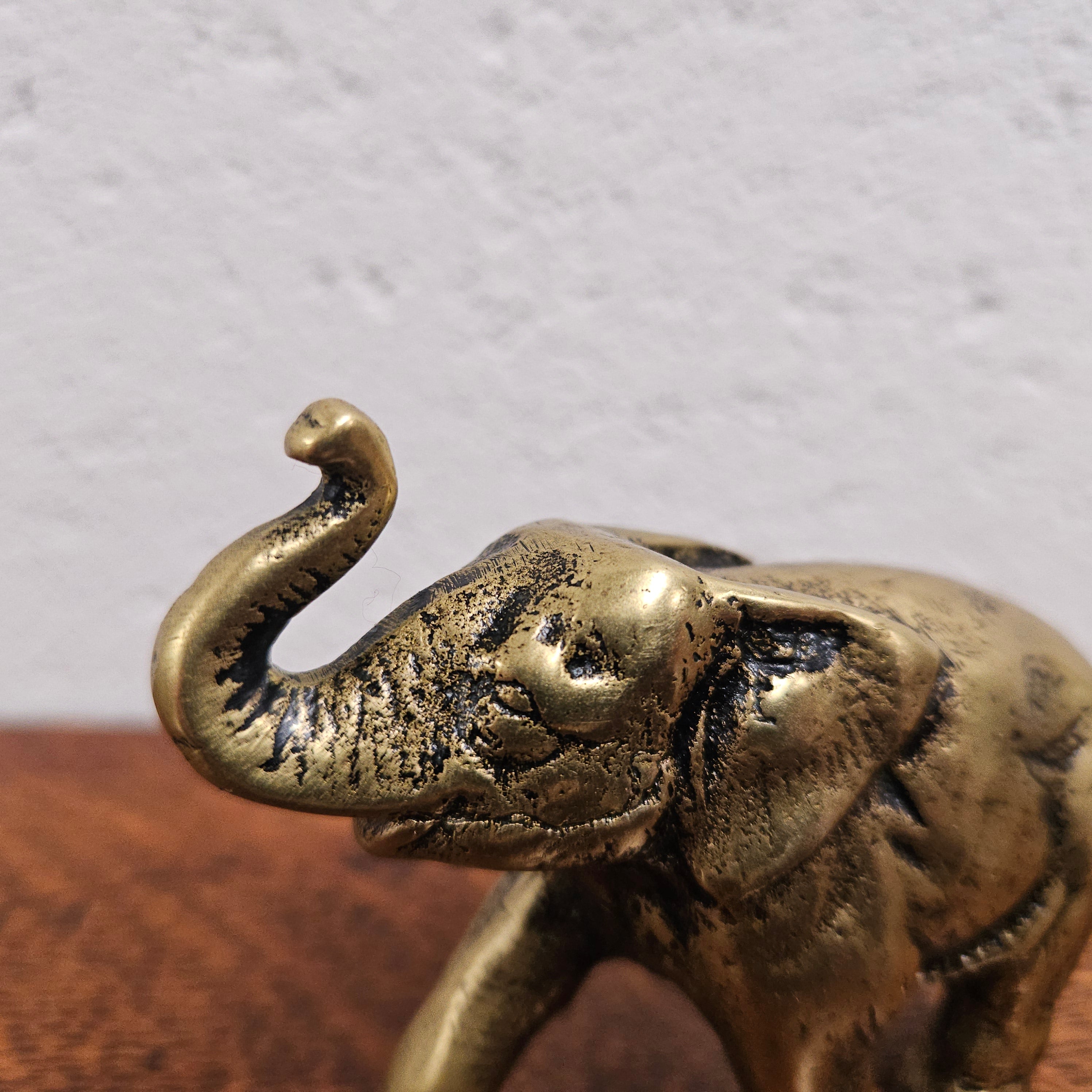 Singed Vintage Heavy Bronze Elephant Figure | Antique & Vintage | Moonee Ponds Antiques | Australia Wide Delivery